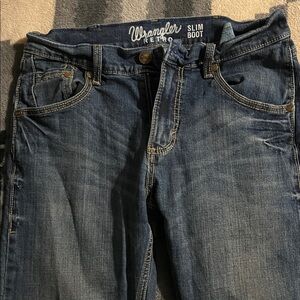 Wrangler Retro Slim Bootcut Men's Dark Blue Jeans